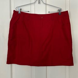 St. John's Bay Red Skort - Size 18